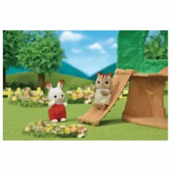 Sylvanian Families Cabane des bébés et bébé écureuil Multicolore