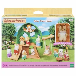 Sylvanian Families Cabane des bébés et bébé écureuil Multicolore