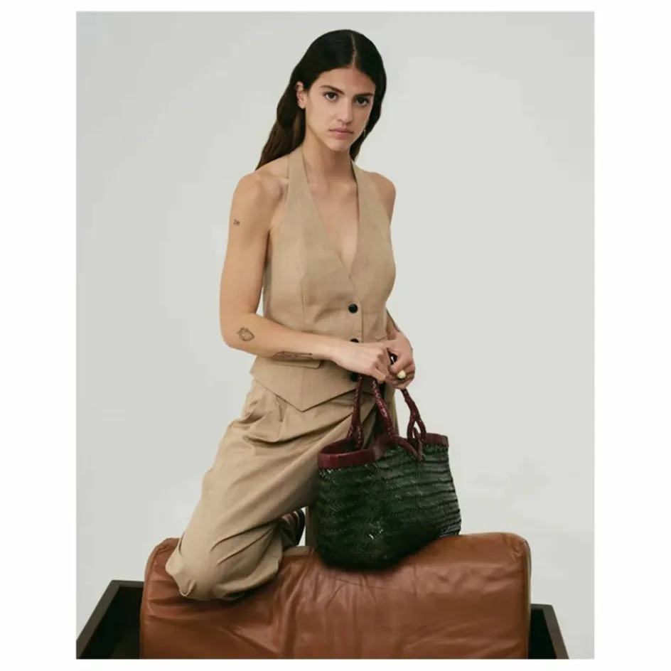 Femme Vipera Cabas*Cabas Crudelia Bicolore Cuir |