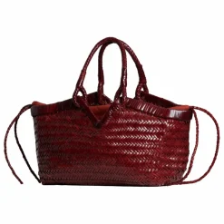Clearance Vipera Cabas Crudelia Cuir | Rouge foncé