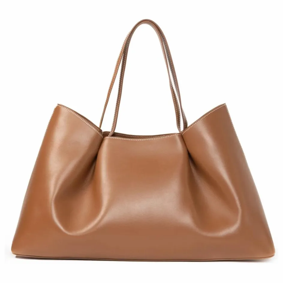 Best Elleme Cabas Dimple Cuir | Cognac