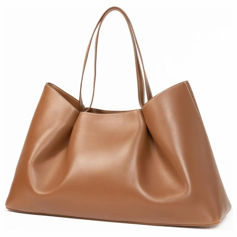 Best Elleme Cabas Dimple Cuir | Cognac