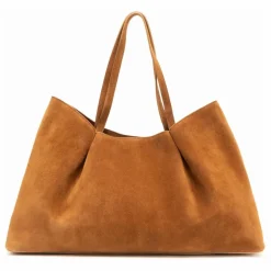 Online Elleme Cabas Dimple Suède | Cognac