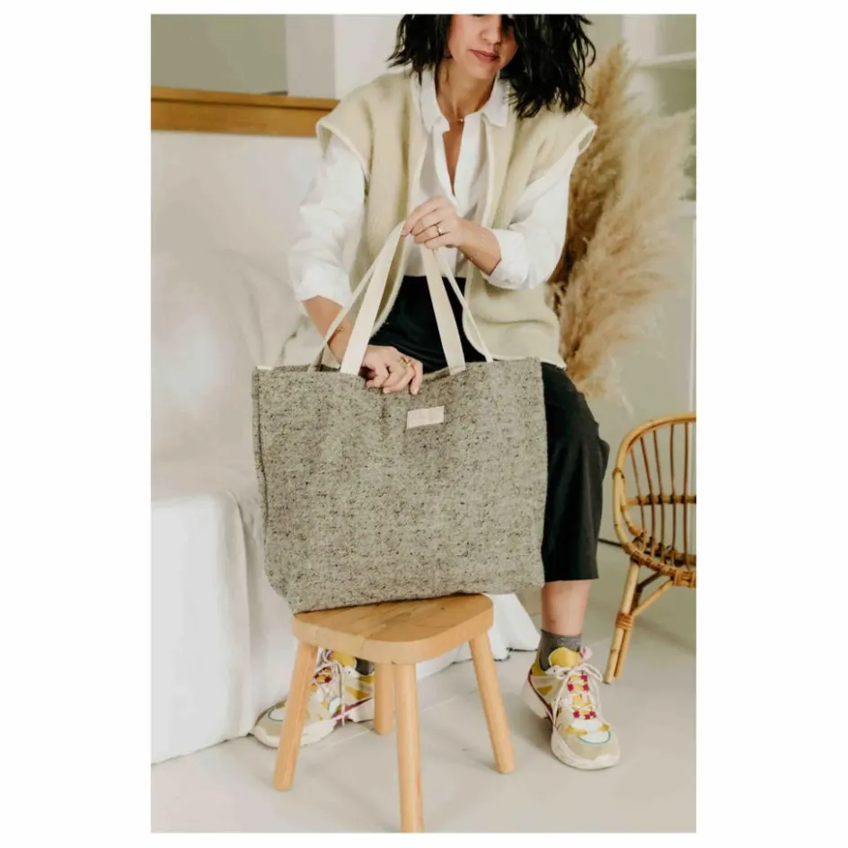 Femme/Enfant Adorna Sacs Weeks Ends|Sacs Week-End*Cabas en laine et lin |