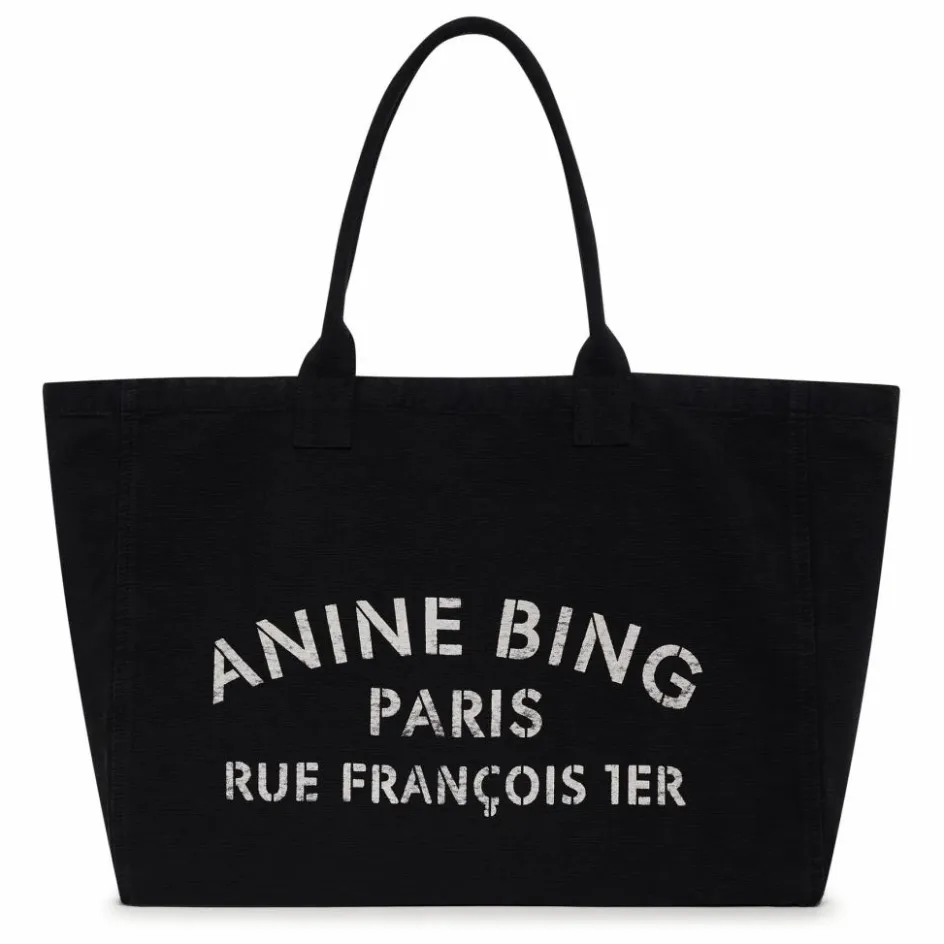 Sale Anine Bing Cabas Leo Paris | Noir
