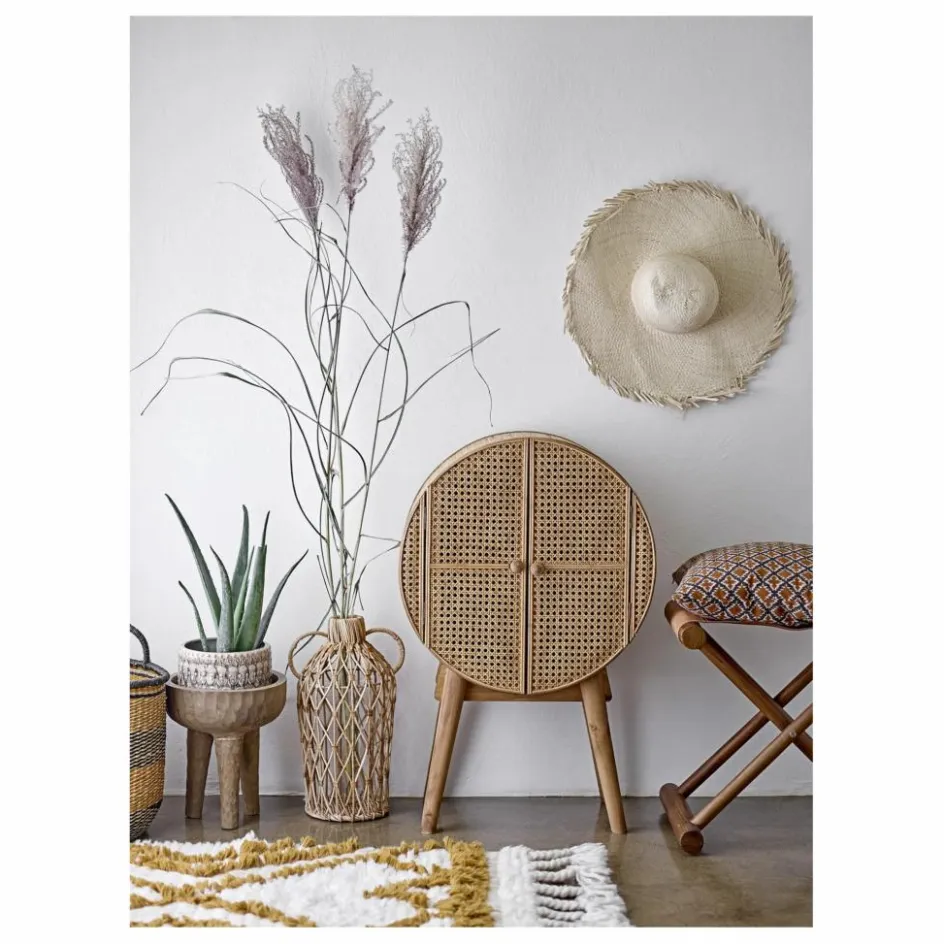 New Bloomingville Cabinet rond Otto en cannage Naturel