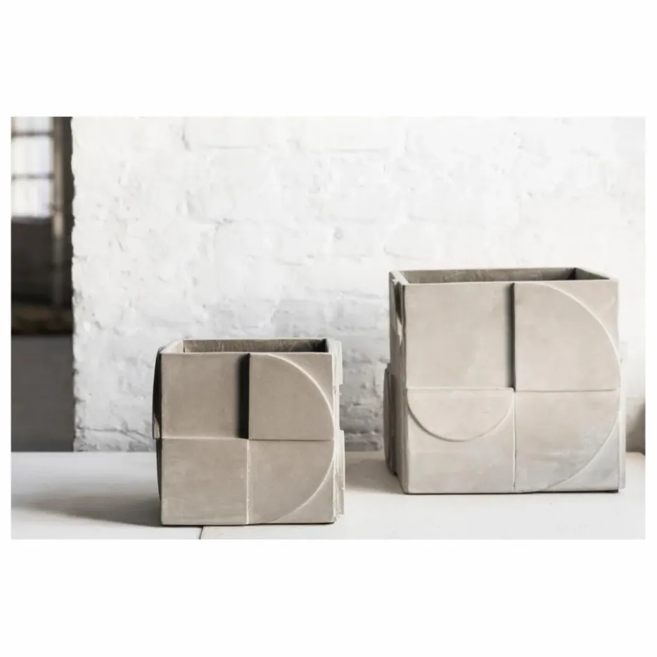 Serax Cache pot Seventies en béton || Vases, Objets Déco