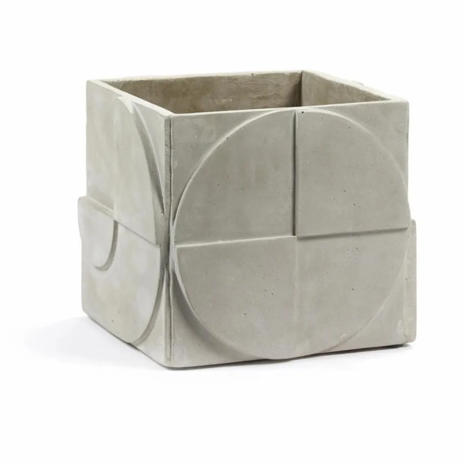 Serax Cache pot Seventies en béton || Vases, Objets Déco