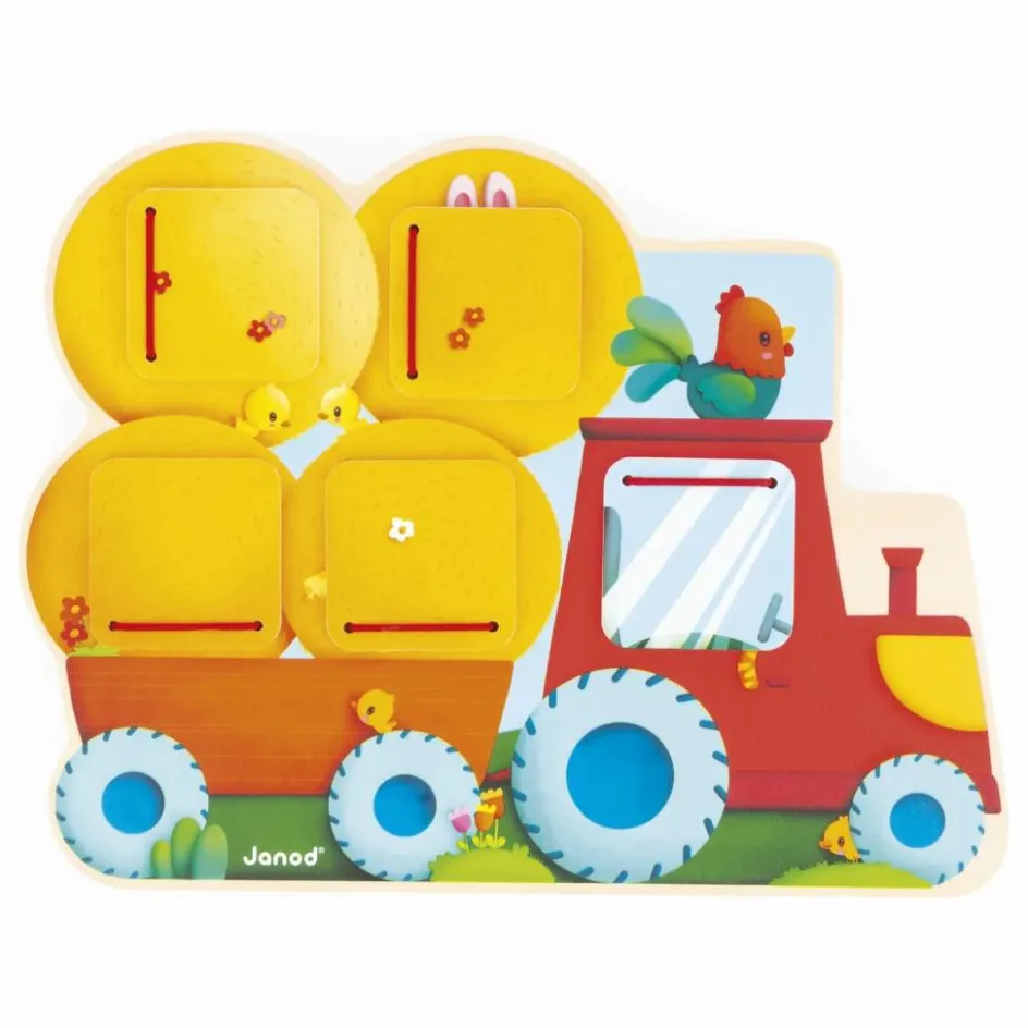 Janod Jouets D'Éveil|Jouets D'Éveil*Cache-cache tracteur