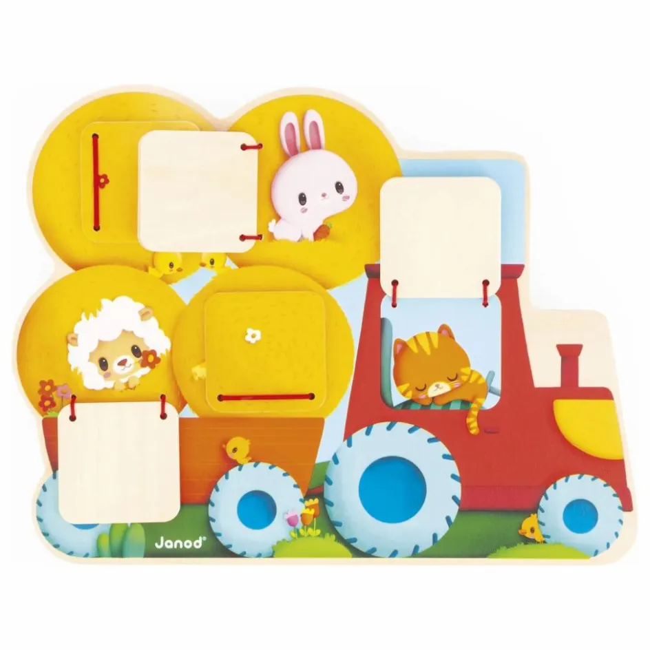 Janod Jouets D'Éveil|Jouets D'Éveil*Cache-cache tracteur
