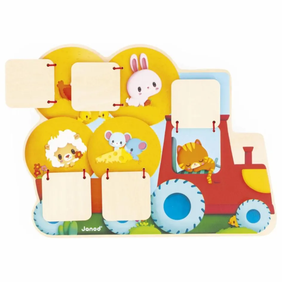 Janod Jouets D'Éveil|Jouets D'Éveil*Cache-cache tracteur