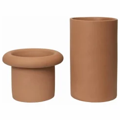 Online Ferm Living Cache-pot Rollo | Terracotta