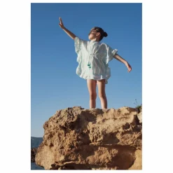 Hot Caftan Bahia Rayé Métallisé | Enfant Robes, Combinaisons|Robes, Combinaisons