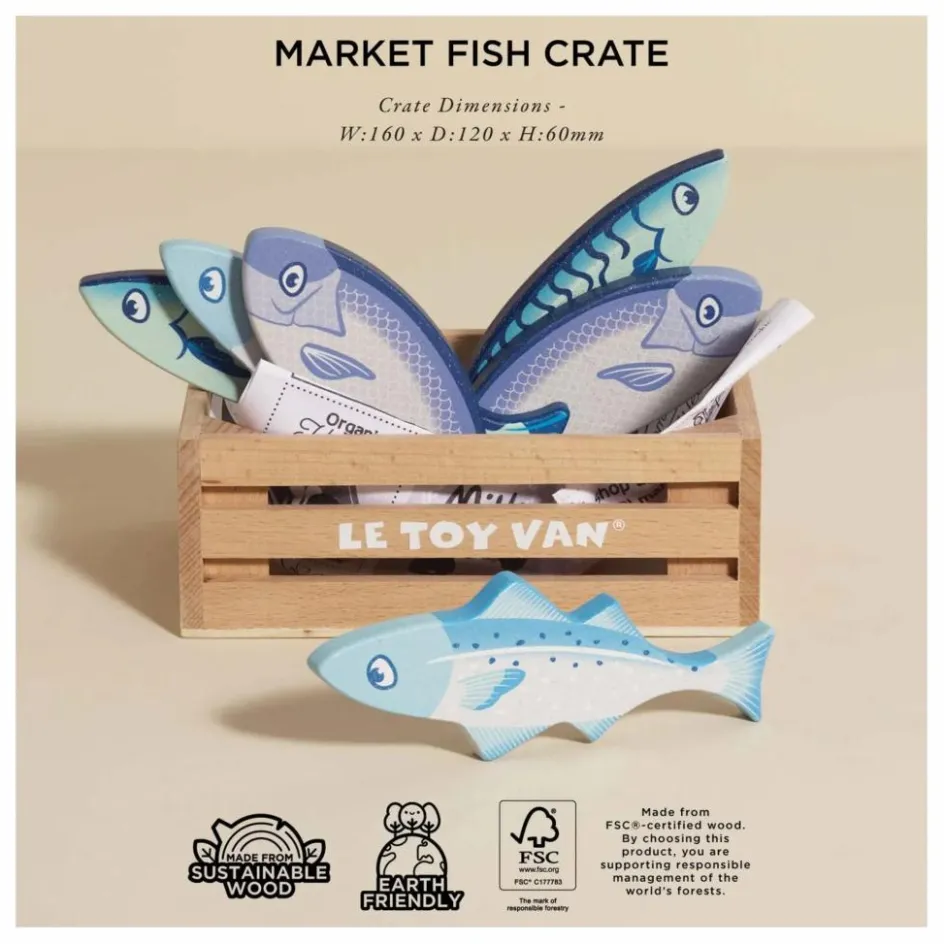 Online Cagette de poissons du marché Cuisines, Marchandes