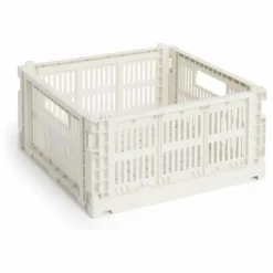 Sale Hay Cagette pliable carré Crate | Blanc