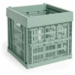 Hot Hay Cagette pliable cube Crate | Sauge