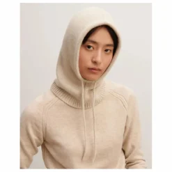 Outlet Bompard Cagoule Cordons Cachemire | Avoine