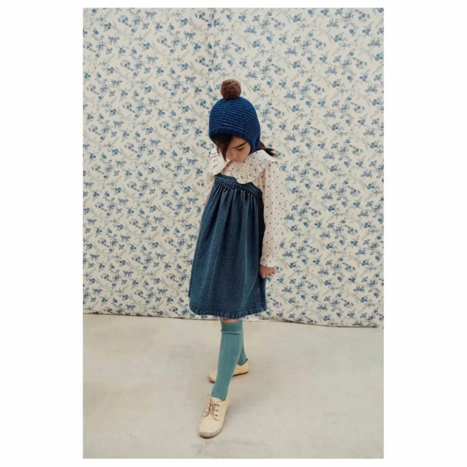 Enfant Emile et Ida Accessoires|Accessoires*Cagoule Pompon Laine Mérinos |