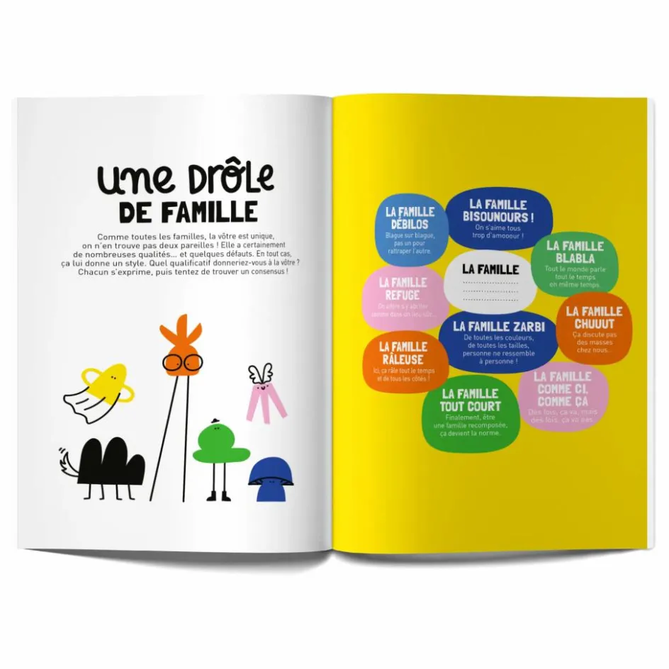 Minus Editions Livres Jeunesse|Livres*Cahier Ma tribu recomposée