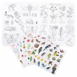 Moulin Roty Loisirs Créatifs*Cahier stickers Le botaniste