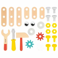Janod Caisse à outils Robot Brico'Kids| Bricolage