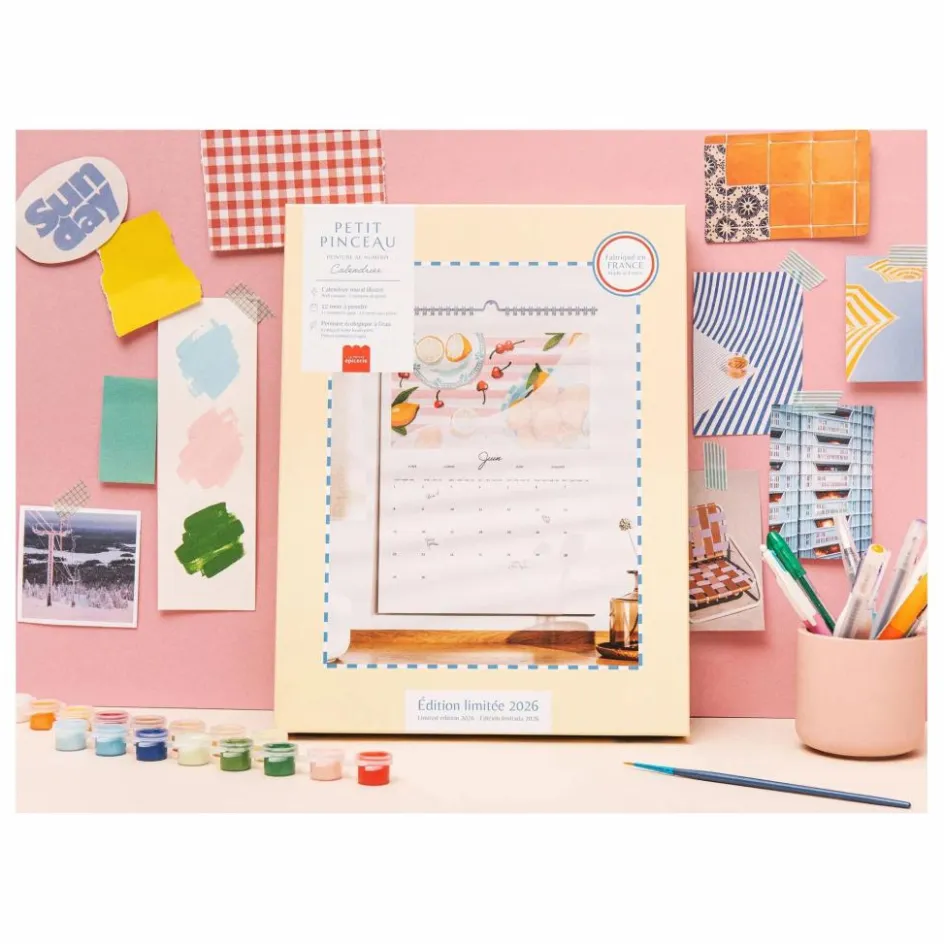 La Petite Épicerie Calendrier à peindre 2026 Multicolore