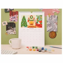 La Petite Épicerie Calendrier à peindre 2026 Multicolore