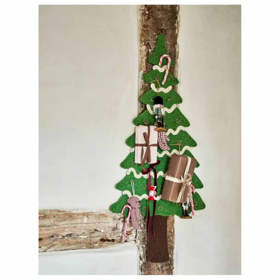 Outlet Bloomingville Calendrier de l'avent Douglas en coton | Vert