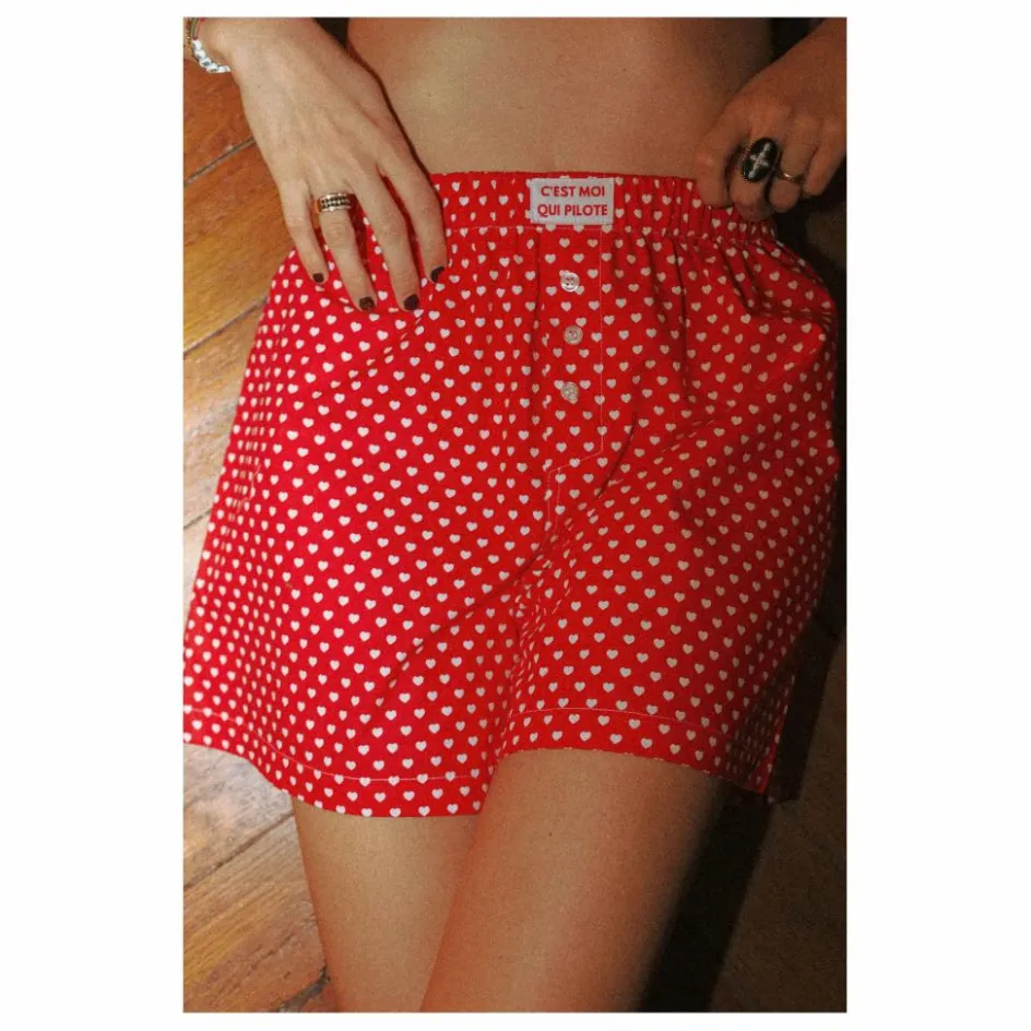 Outlet Caleçon Cœurs | Femme Sous-Vêtements|Lingerie, Chaussettes