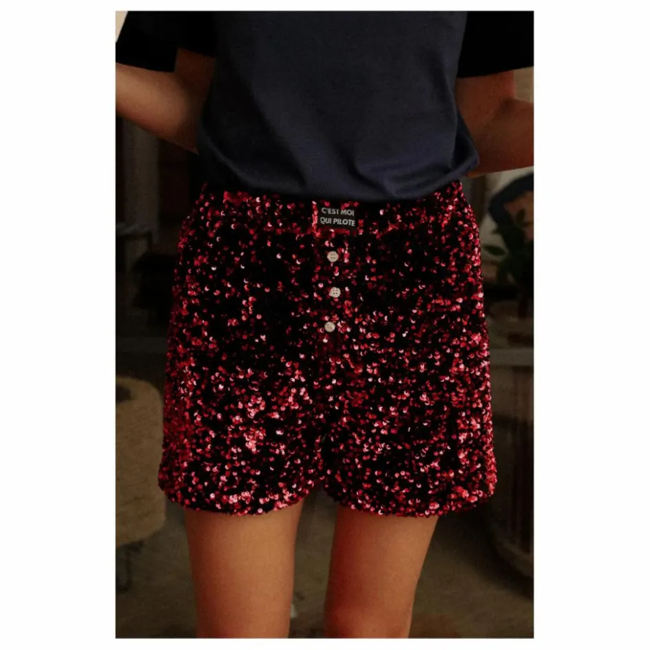 Discount Caleçon Velours Sequins | Femme Lingerie, Chaussettes