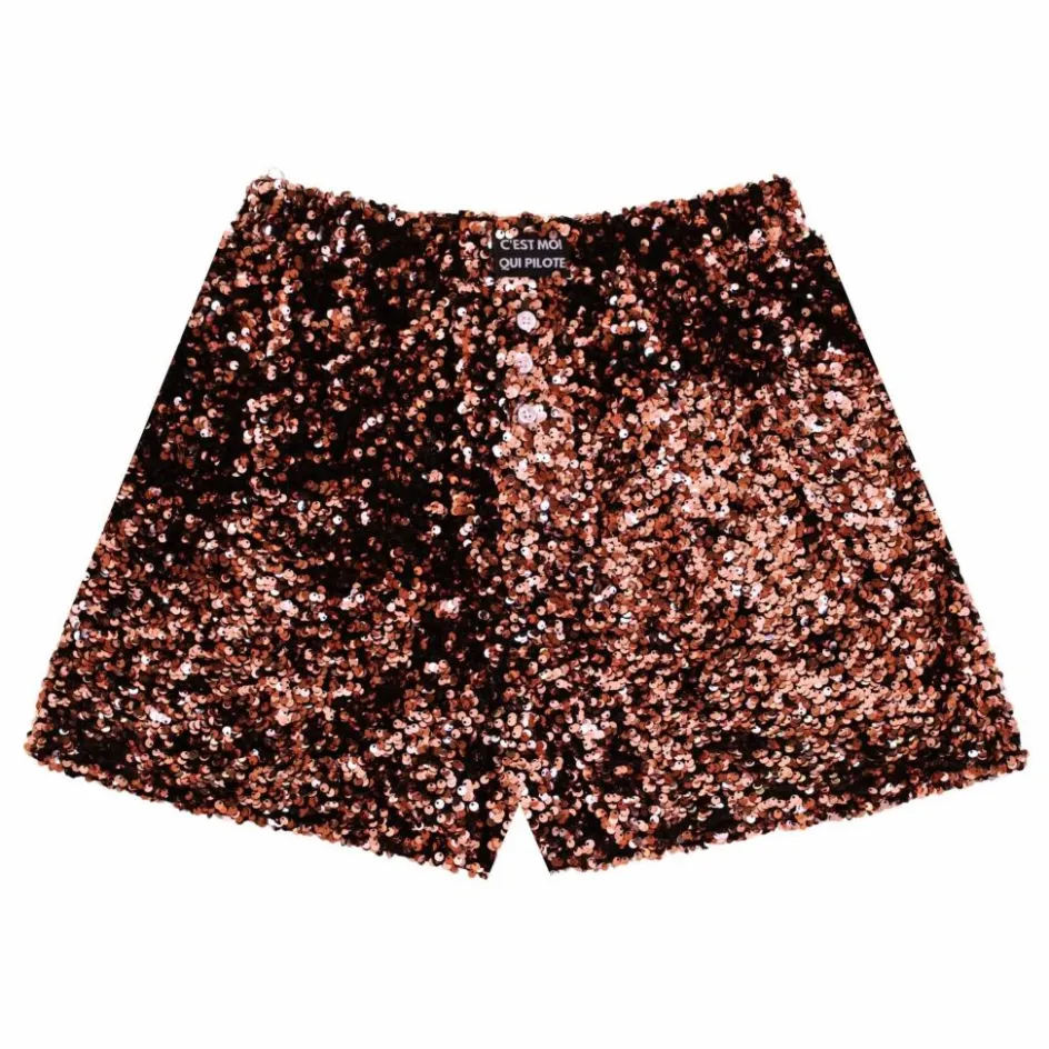 Femme C'est moi qui pilote Lingerie, Chaussettes*Caleçon Velours Sequins |