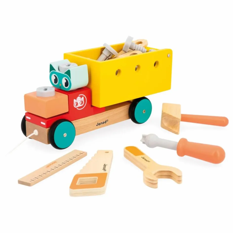 Best Janod Camion Bricolage à Tirer Brico'Kids Multicolore