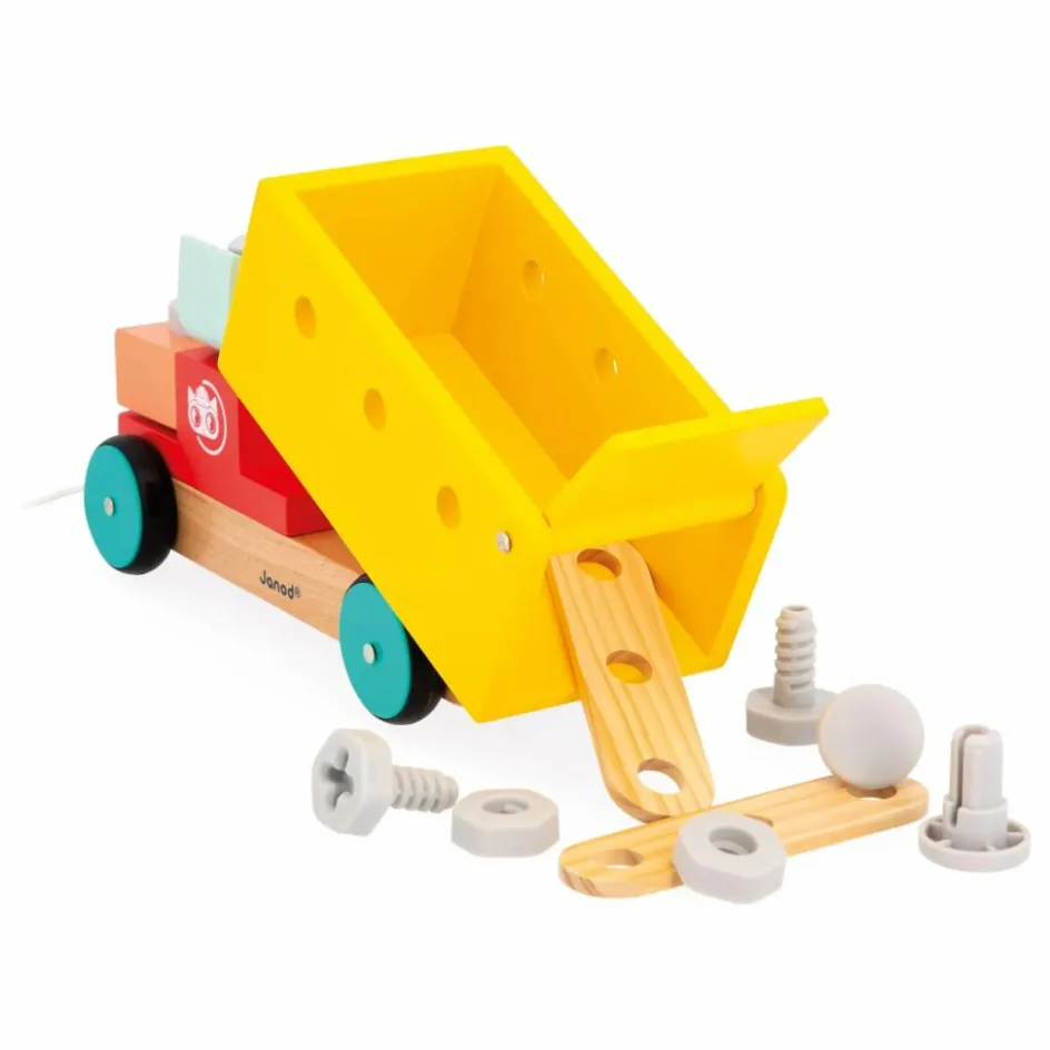 Best Janod Camion Bricolage à Tirer Brico'Kids Multicolore