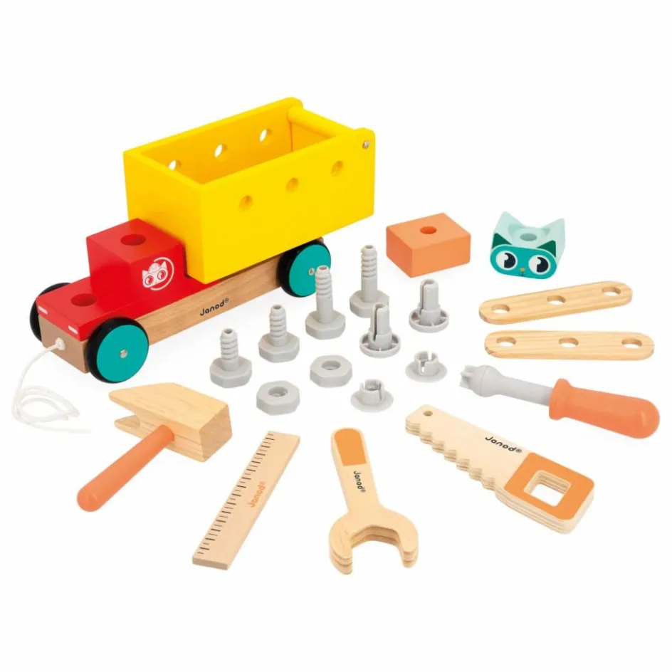 Best Janod Camion Bricolage à Tirer Brico'Kids Multicolore