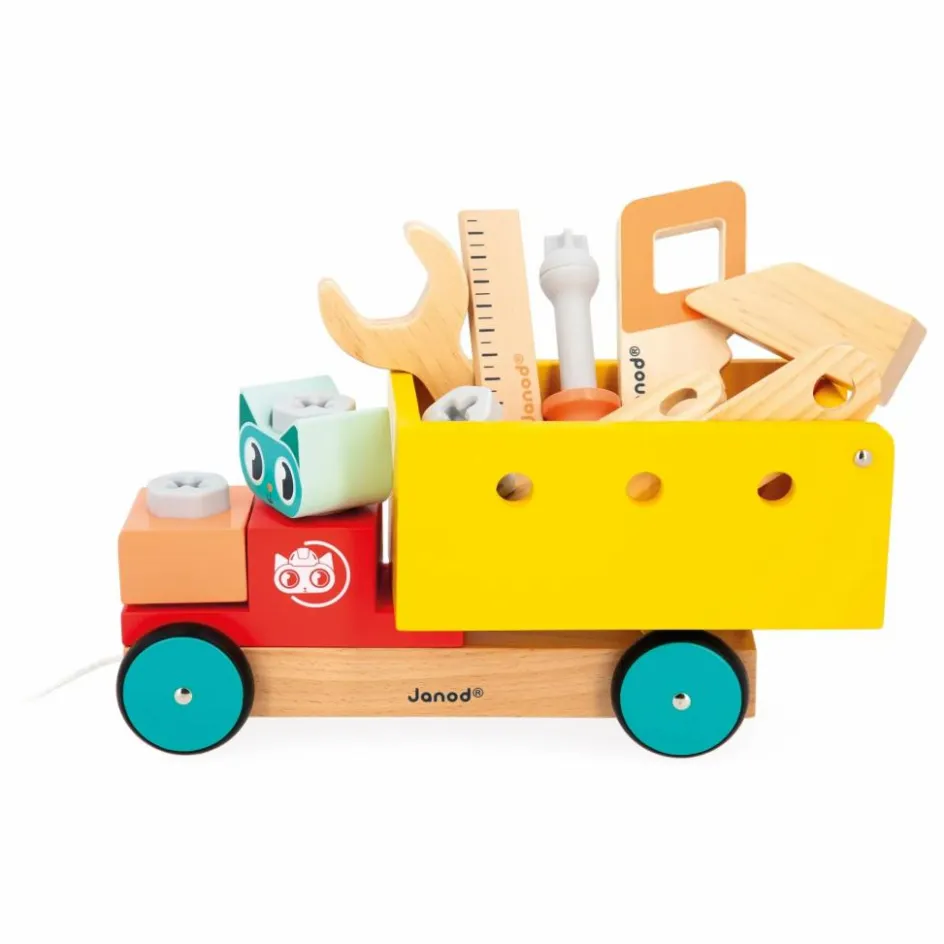 Best Janod Camion Bricolage à Tirer Brico'Kids Multicolore