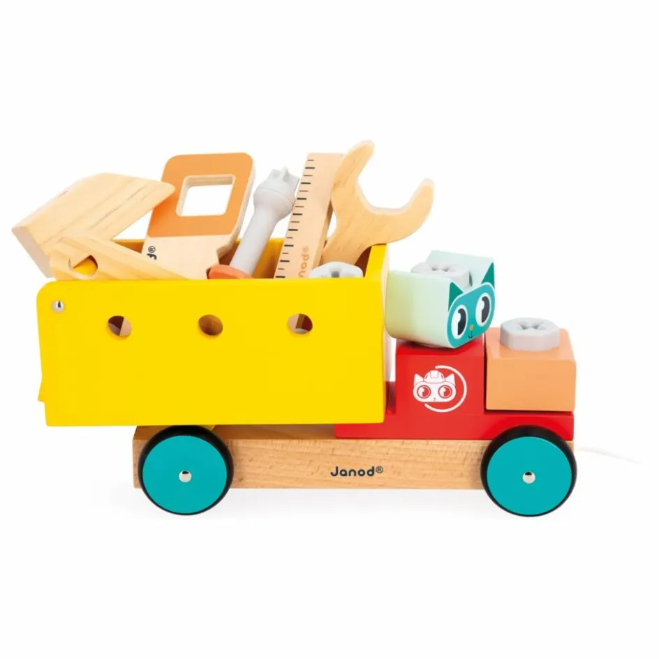 Best Janod Camion Bricolage à Tirer Brico'Kids Multicolore