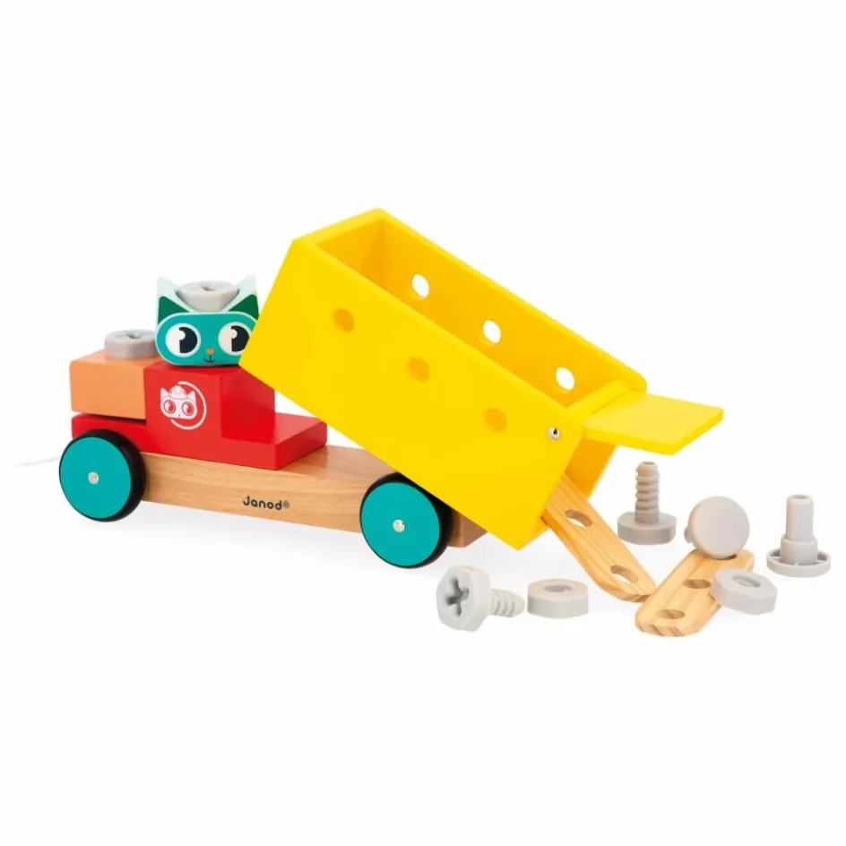 Best Janod Camion Bricolage à Tirer Brico'Kids Multicolore