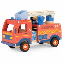 Moulin Roty Garages, Circuits*Camion de pompier avec ses accessoires |