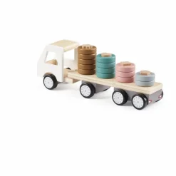 Kid's Concept Camion et anneaux à empiler| Jouets D'Éveil