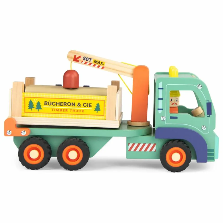 Best Moulin Roty Camion forestier et ses accessoires | Vert
