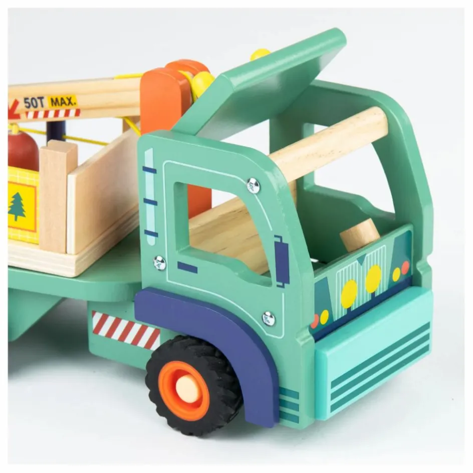 Best Moulin Roty Camion forestier et ses accessoires | Vert
