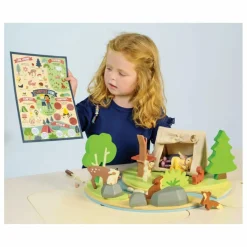 Hot Tender Leaf Toys Camping Multicolore