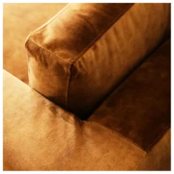 Clearance Panac Edition Canapé 3 places Bellechasse light en velours gratté - 240 cm | Cognac