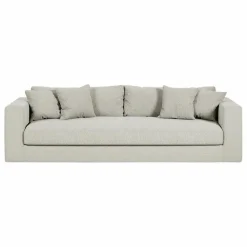Best Panac Edition Canapé 3 places Bellechasse light en bouclette - 240 cm | Off-White