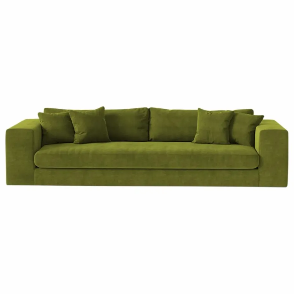 Outlet Canapé 4 places Bellechasse en velours brut - 275 cm | Canapés, Fauteuils
