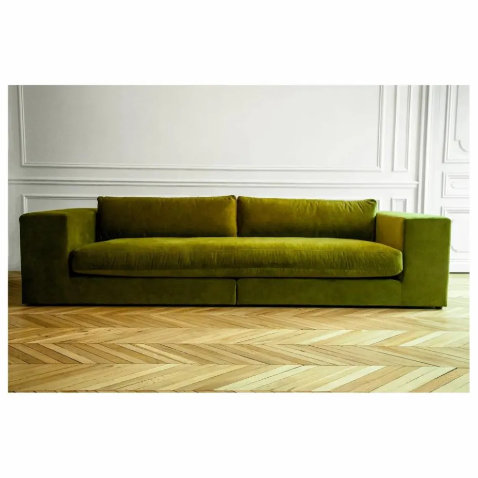 Outlet Canapé 4 places Bellechasse en velours brut - 275 cm | Canapés, Fauteuils
