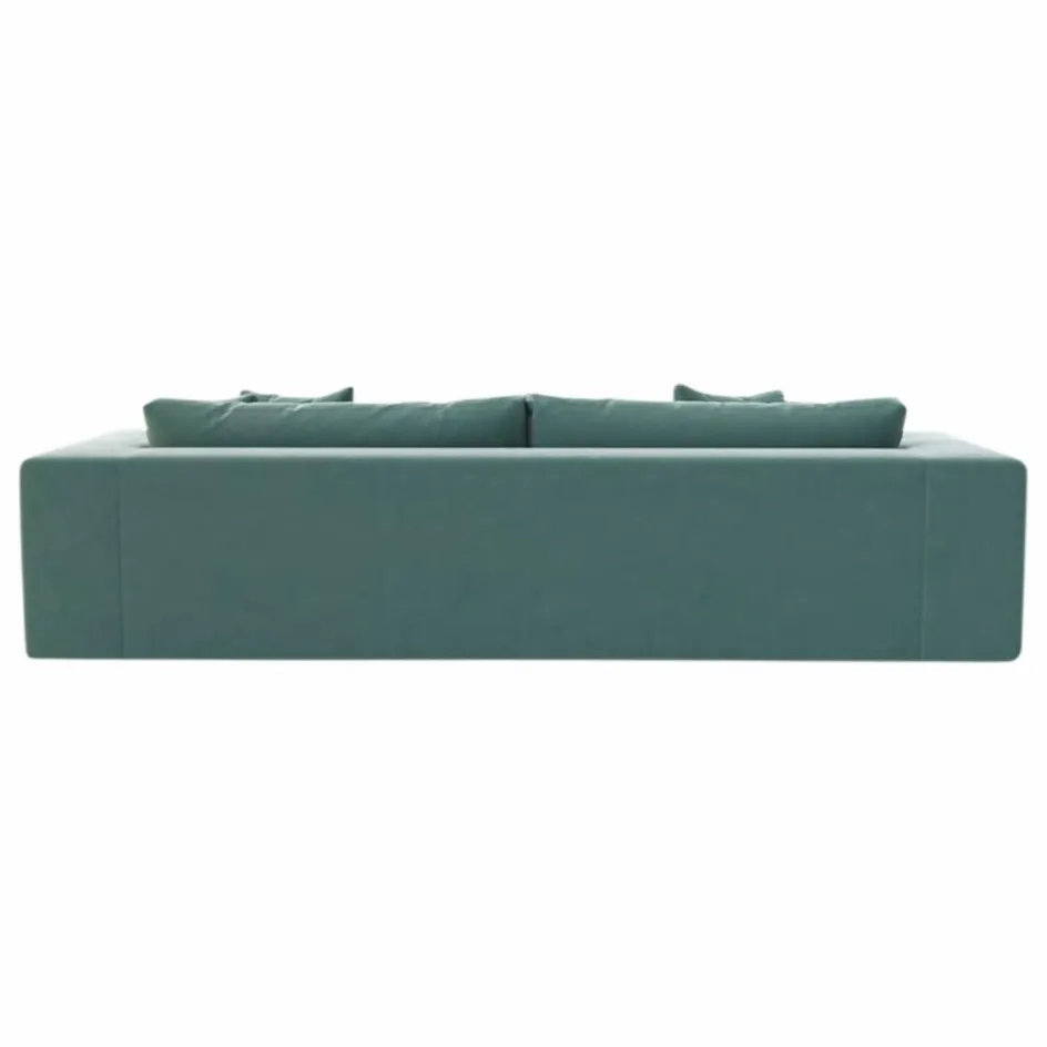 Sale Panac Edition Canapé 3 places Bellechasse en velours brut - 245 cm | Bleu marine