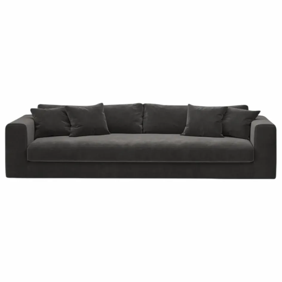 Clearance Canapé 4 places Bellechasse light en velours gratté - 260 cm | Canapés, Fauteuils