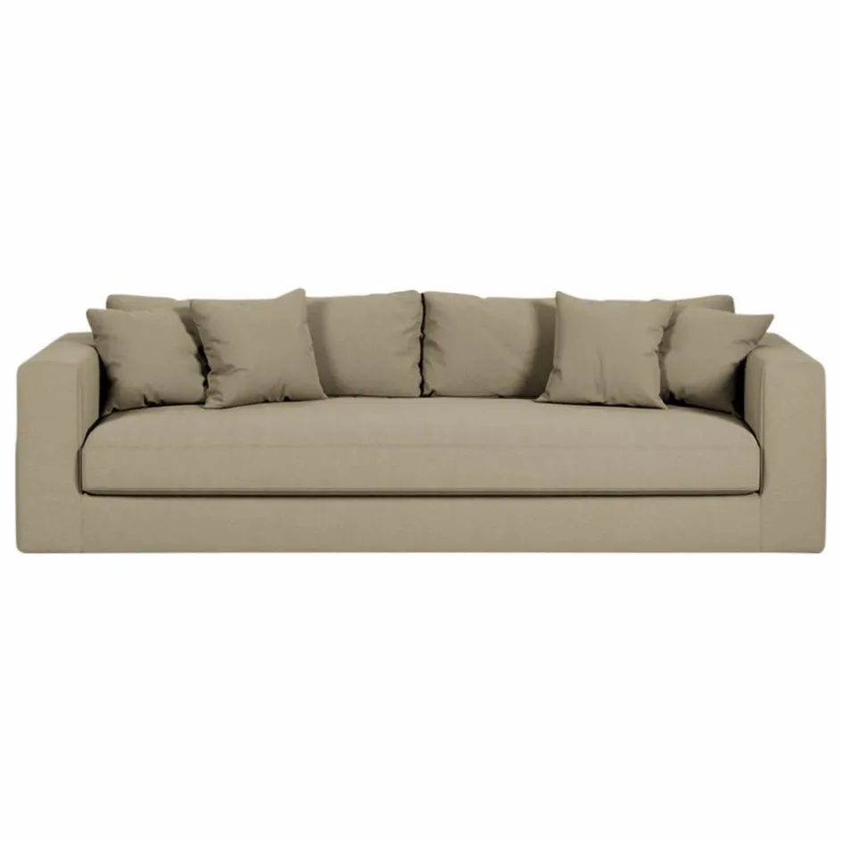 Panac Edition Canapé 4 places Bellechasse light en coton et - 260 cm || Canapés, Fauteuils