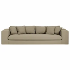 Best Panac Edition Canapé 3 places Bellechasse en coton et - 245 cm | Lin